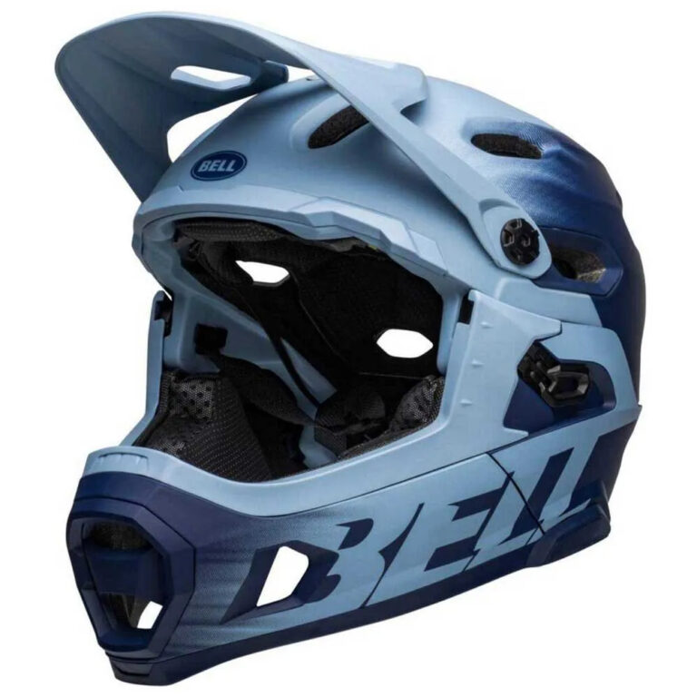 Bell Super DH MIPS Downhill Helmet S Light Blue / Navy - L Light Blue / Navy - Image 3