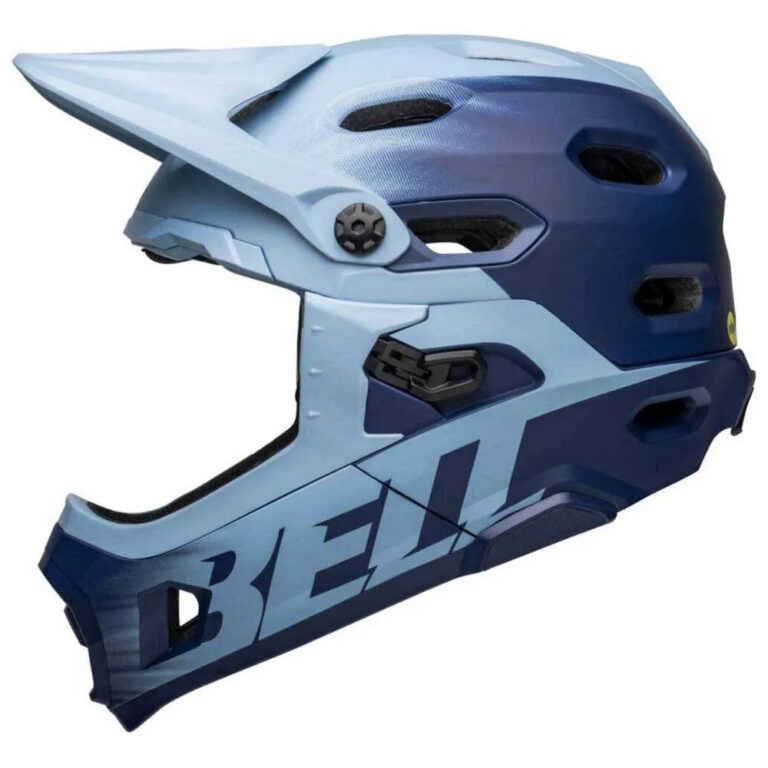 Bell Super DH MIPS Downhill Helmet S Light Blue / Navy - L Light Blue / Navy - Image 4