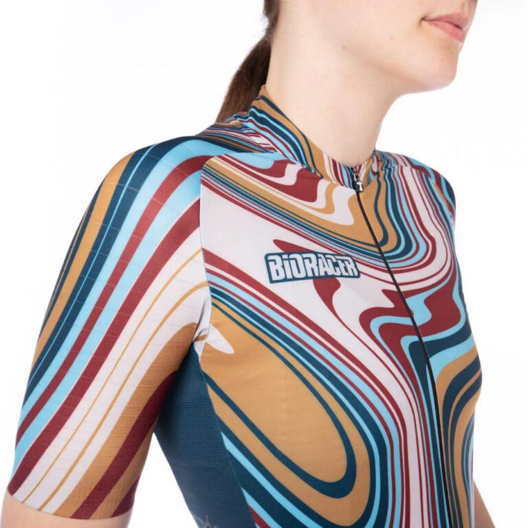 Bioracer Epic Short Sleeve Jersey XS Liquid Lola Blue - XL Liquid Lola Blue - Image 5