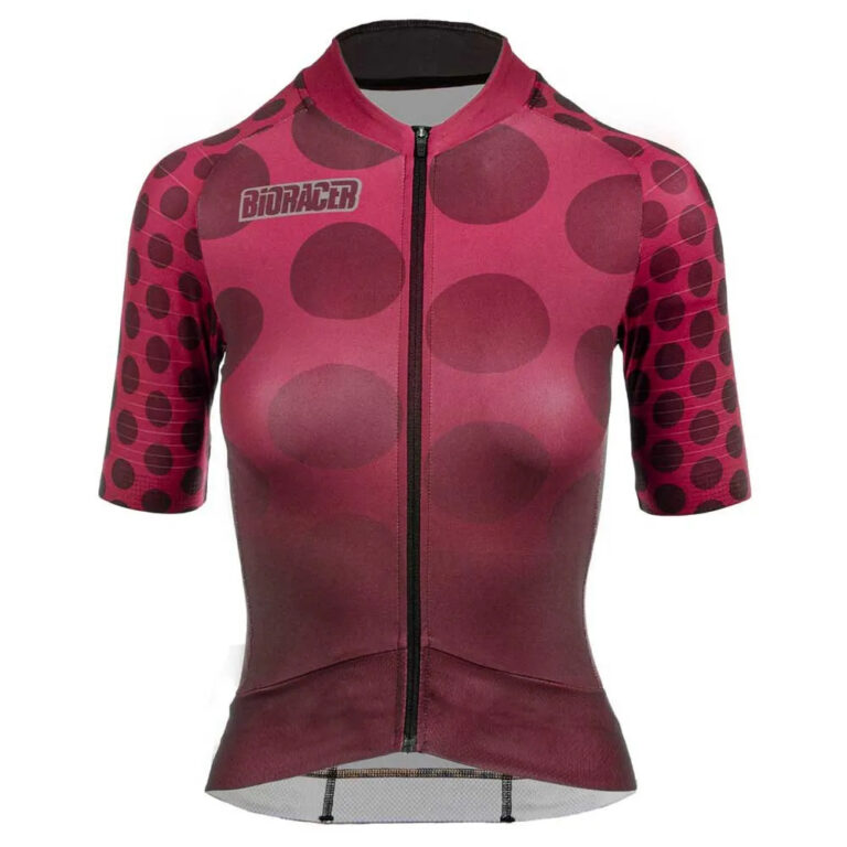 Bioracer Epic Short Sleeve Jersey XS Polka Dot Bordeaux