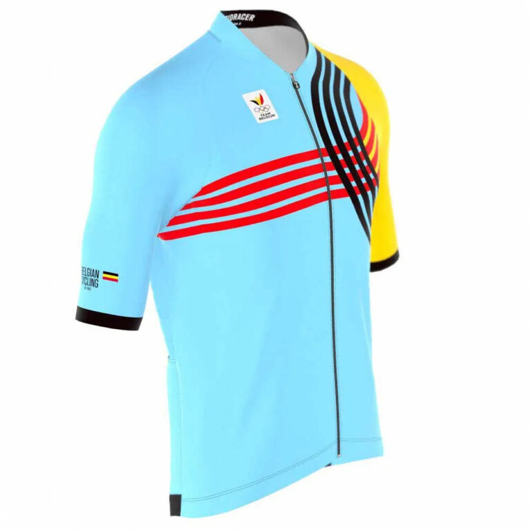 Bioracer Icon BOIC Olympics Paris 2024 Short Sleeve Jersey XS Light Blue / Yellow / Red / Black - 2XL Light Blue / Yellow / Red / Black - Image 4