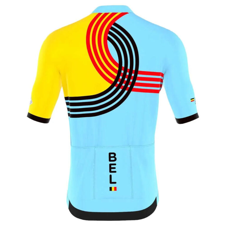 Bioracer Icon BOIC Olympics Paris 2024 Short Sleeve Jersey 10 Years Light Blue / Yellow / Red / Black - 8 Years Light Blue / Yellow / Red / Black - Image 2