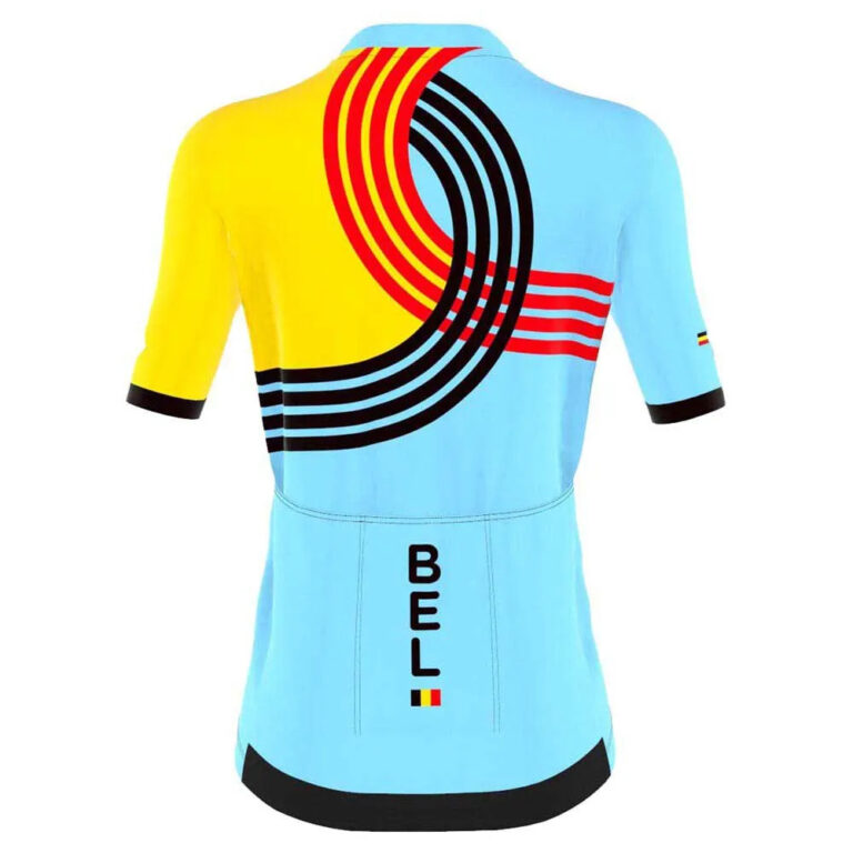 Bioracer Icon BOIC Olympics Paris 2024 Short Sleeve Jersey XS Light Blue / Yellow / Red / Black - XL Light Blue / Yellow / Red / Black - Image 2