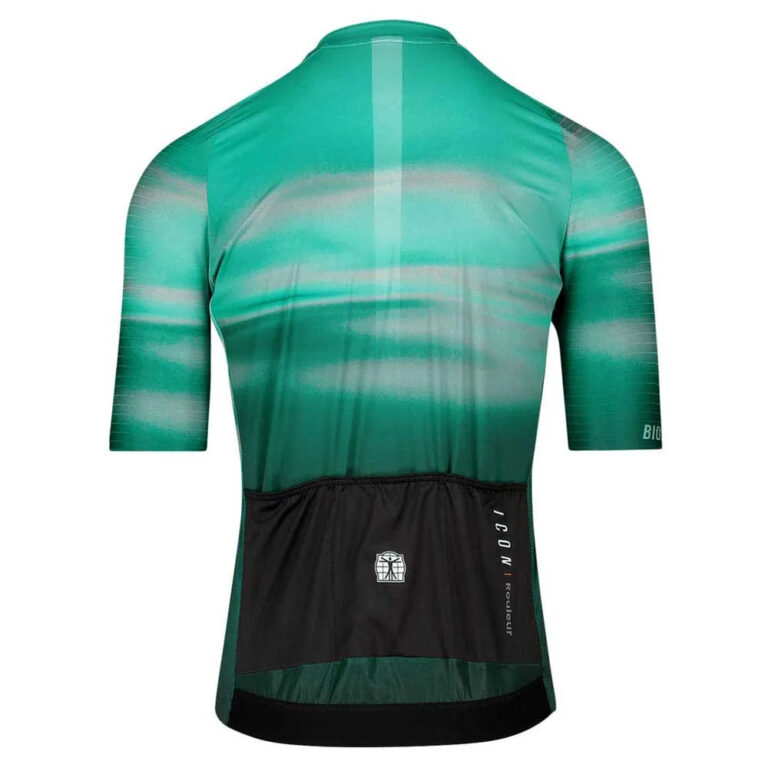 Bioracer Icon Rouleur Short Sleeve Jersey M Green - 2XL Green - Image 2