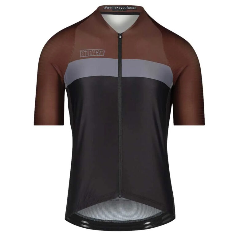 Bioracer Icon Short Sleeve Jersey S Block Dark Chocolate