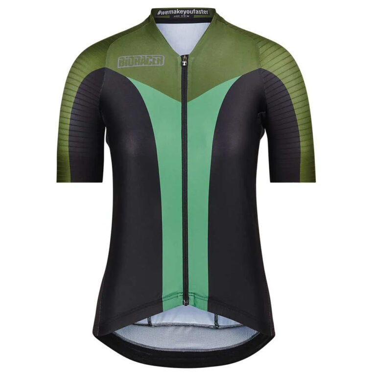 Bioracer Icon Short Sleeve Jersey XS Block Moss Green - XL Block Moss Green