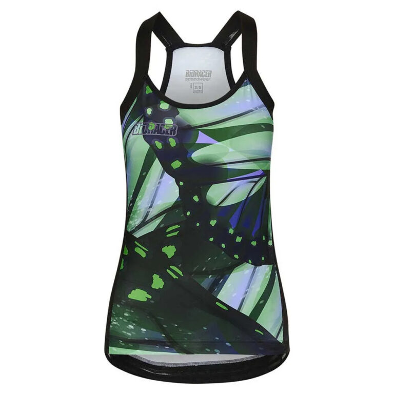 Bioracer Icon Sleeveless Jersey XS Papillon Moss Green - S Papillon Moss Green