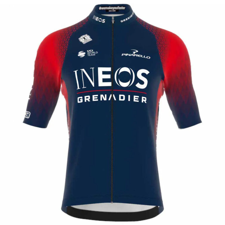 Bioracer Ineos Grenadiers Icon Short Sleeve Jersey 6 Years Navy Blue