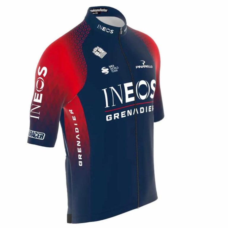 Bioracer Ineos Grenadiers Icon Short Sleeve Jersey 6 Years Navy Blue - Image 3