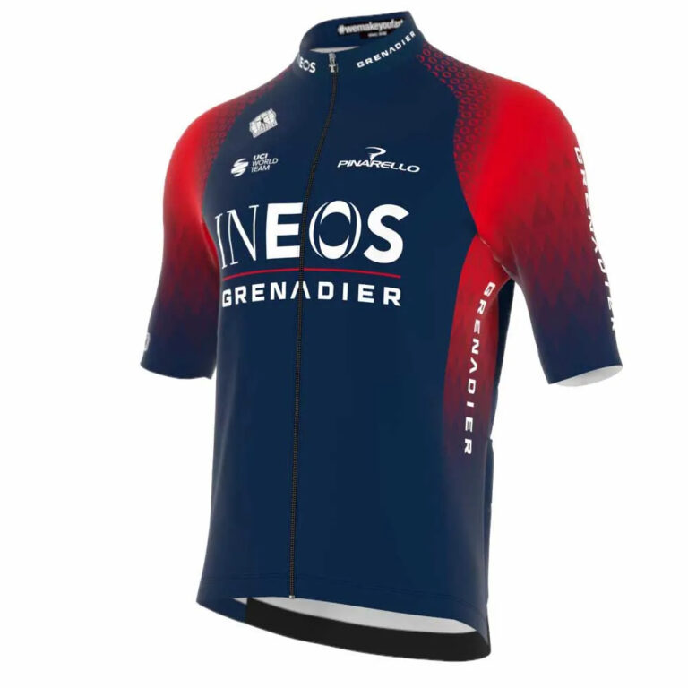 Bioracer Ineos Grenadiers Icon Short Sleeve Jersey 6 Years Navy Blue - Image 5