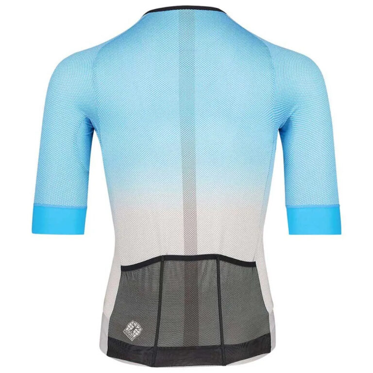 Bioracer Speedwear Cooling Short Sleeve Jersey XS Grey / Azure - 2XL Grey / Azure - Image 2