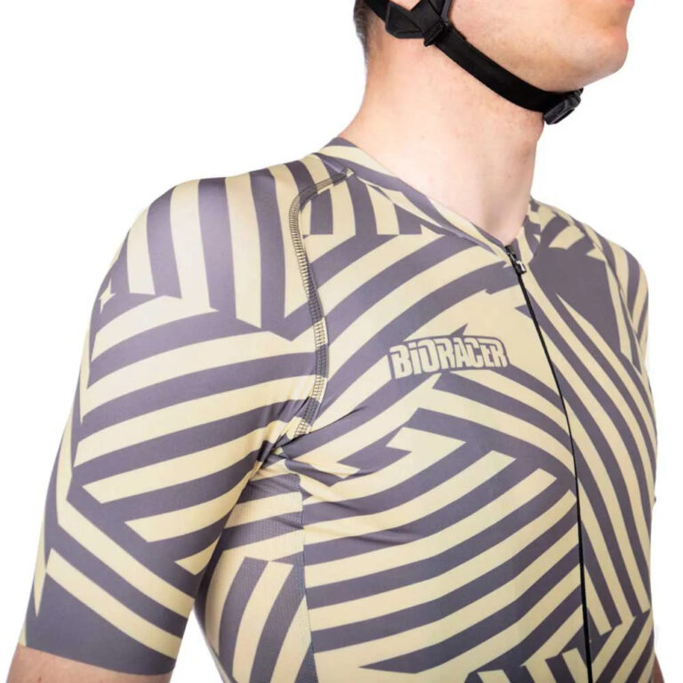 Bioracer Spitfire Short Sleeve Jersey S Don Dazzle Grey Vanilla - XL Don Dazzle Grey Vanilla - Image 4