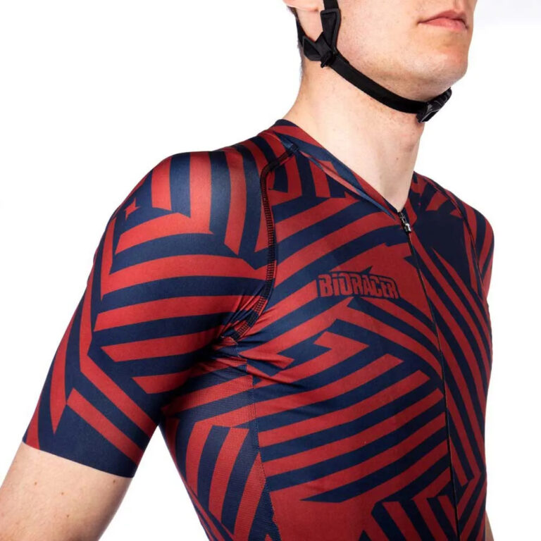 Bioracer Spitfire Short Sleeve Jersey S Don Dazzle Navy Bordeaux - 2XL Don Dazzle Navy Bordeaux - Image 4