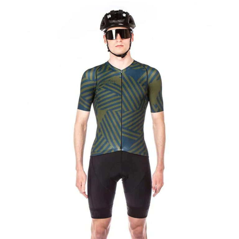 Bioracer Spitfire Short Sleeve Jersey S Don Dazzle Petrol Olive - 2XL Don Dazzle Petrol Olive - Image 6