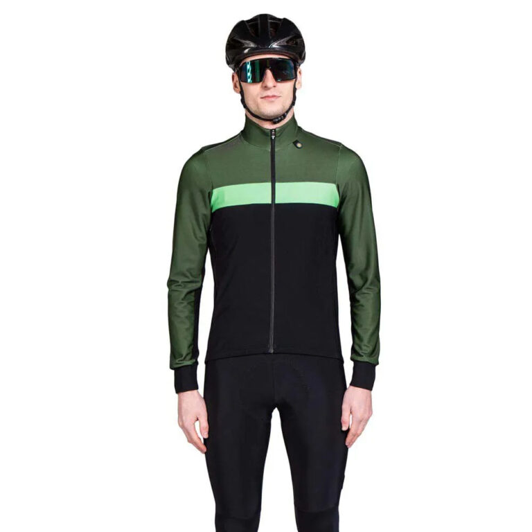 Bioracer Spitfire Tempest Thermal Long Sleeve Jersey S Moss Green - 2XL Moss Green