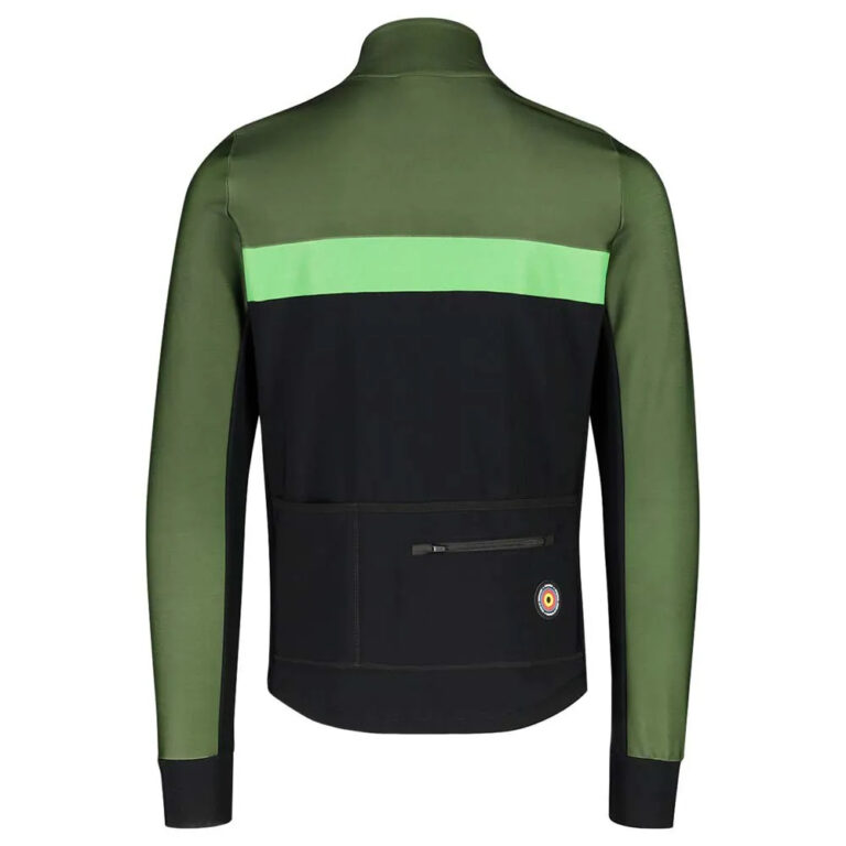 Bioracer Spitfire Tempest Thermal Long Sleeve Jersey S Moss Green - 2XL Moss Green - Image 3