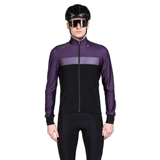 Bioracer Spitfire Tempest Thermal Long Sleeve Jersey S Purple Black - 2XL Purple Black