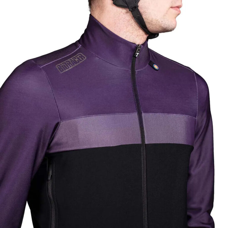 Bioracer Spitfire Tempest Thermal Long Sleeve Jersey S Purple Black - 2XL Purple Black - Image 5