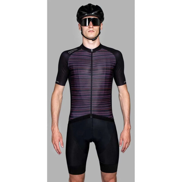 Bioracer Sprinter Cold Black Light Subli Short Sleeve Jersey SL Kingpin Red - Image 4