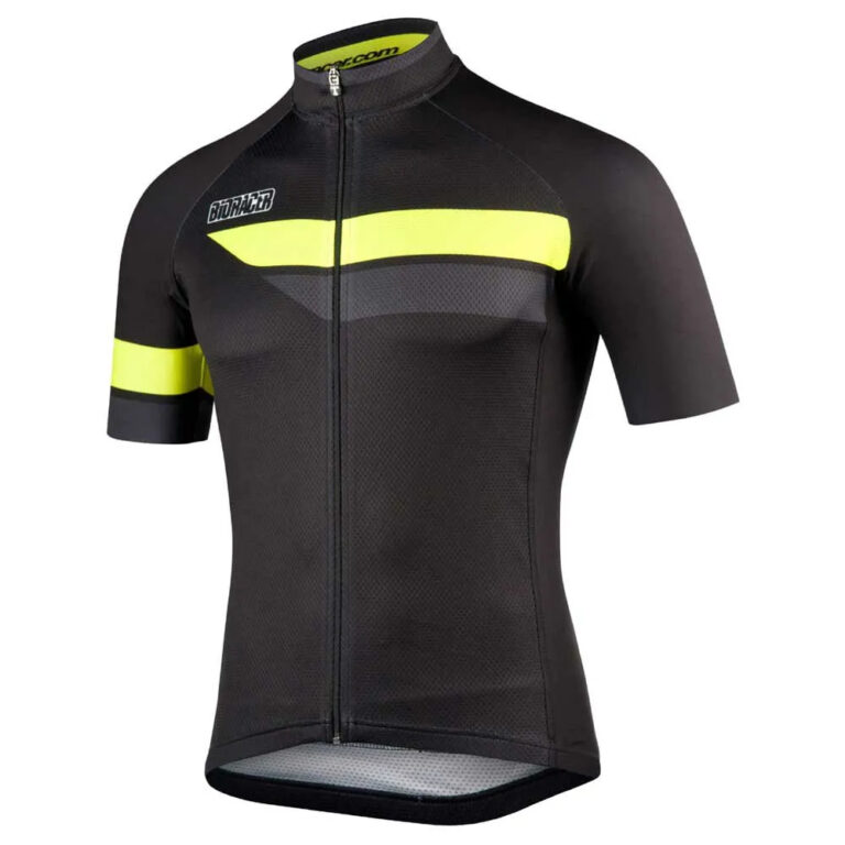 Bioracer Team Bodyfit 2.0 Short Sleeve Jersey S Black / Fluoyellow - M Black / Fluoyellow