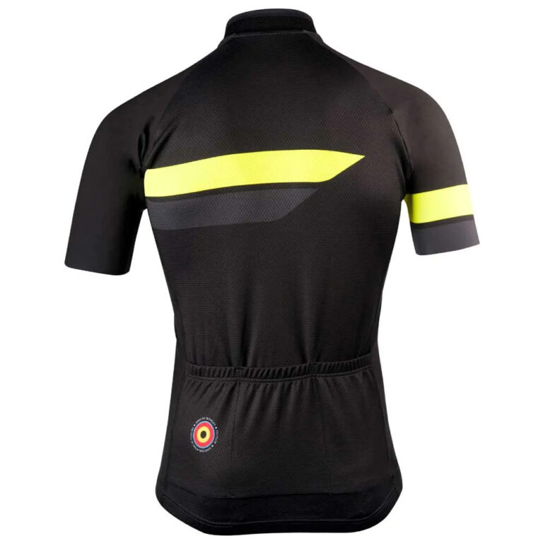 Bioracer Team Bodyfit 2.0 Short Sleeve Jersey S Black / Fluoyellow - M Black / Fluoyellow - Image 2