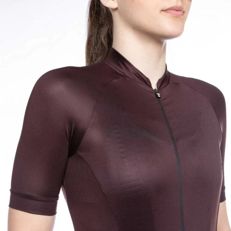 Bioracer Vesper Metalix Short Sleeve Jersey XS Bordeaux - XL Bordeaux - Image 4