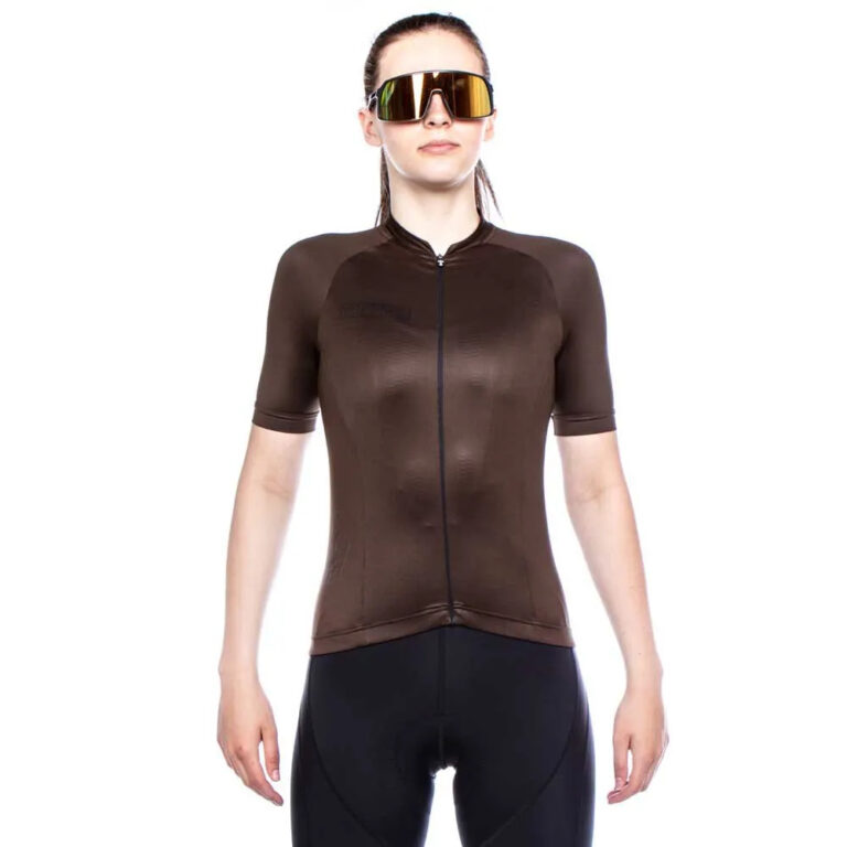 Bioracer Vesper Metalix Short Sleeve Jersey XS Brown - XL Brown