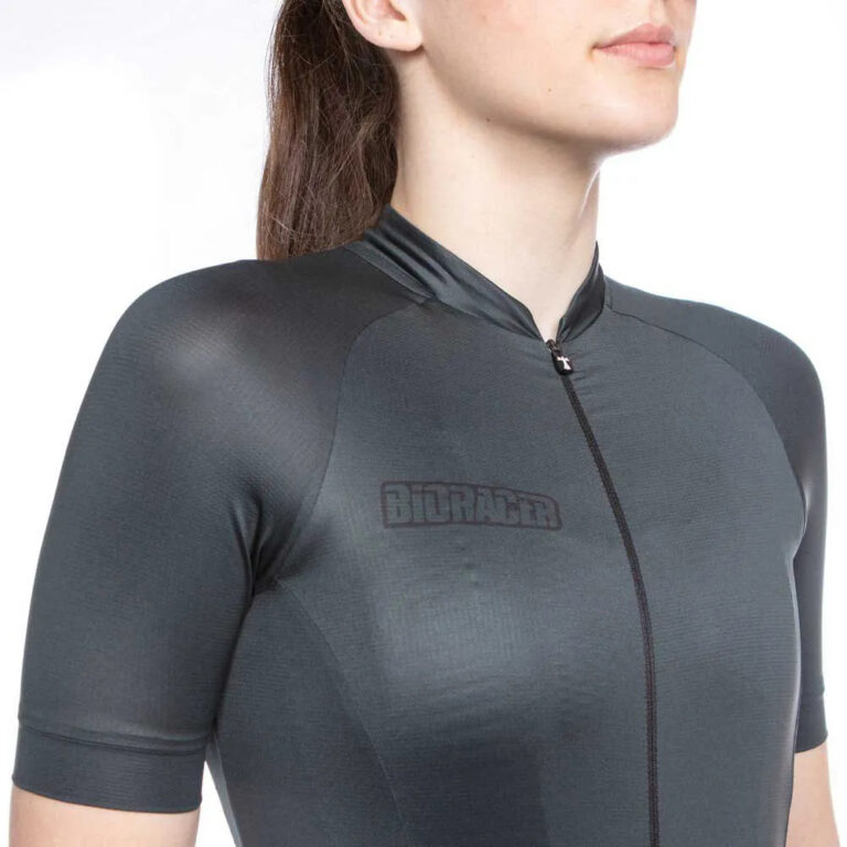 Bioracer Vesper Metalix Short Sleeve Jersey XS Dark Green - XL Dark Green - Image 4