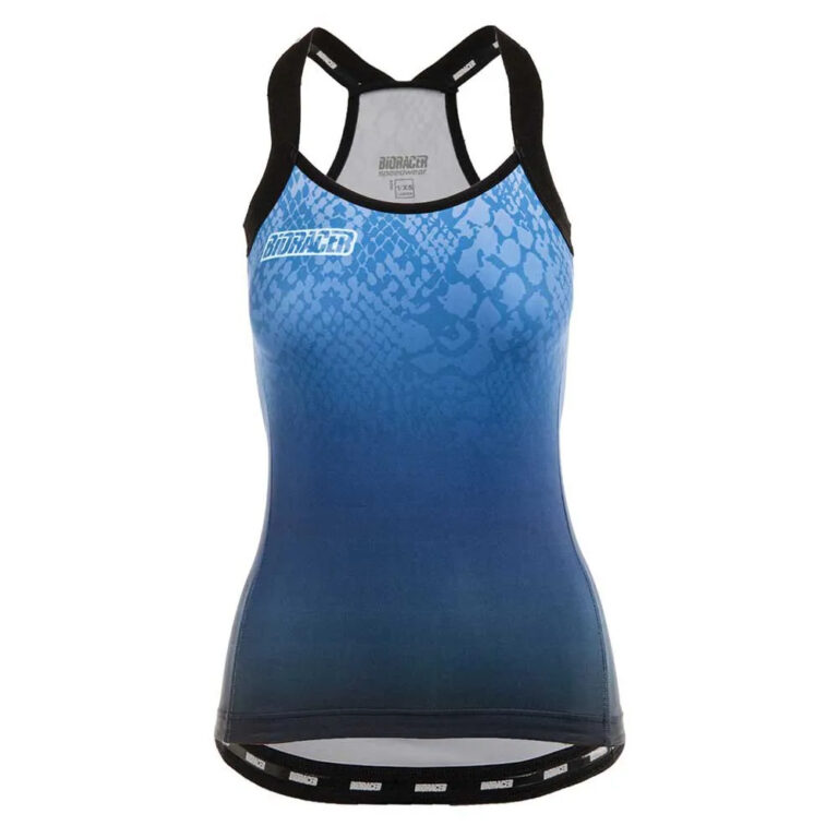 Bioracer Vesper Sleeveless Jersey XS Sister Snake Blue