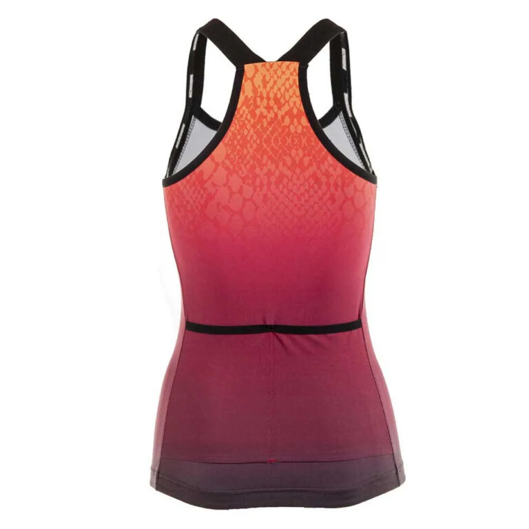 Bioracer Vesper Sleeveless Jersey XS Sister Snake Orange - Image 2