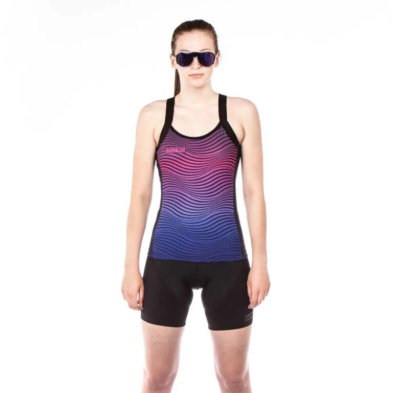 Bioracer Vesper Sleeveless Jersey XS Wave Navy Pink - XL Wave Navy Pink