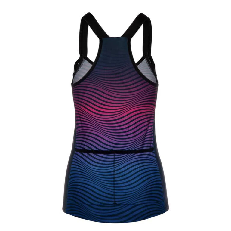 Bioracer Vesper Sleeveless Jersey XS Wave Navy Pink - XL Wave Navy Pink - Image 3