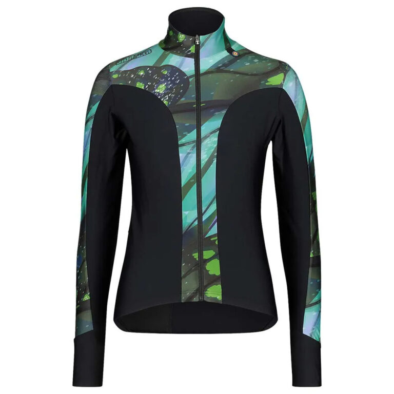 Bioracer Vesper Tempest LT Thermal Long Sleeve Jersey XS Papillon Moss Green - XL Papillon Moss Green