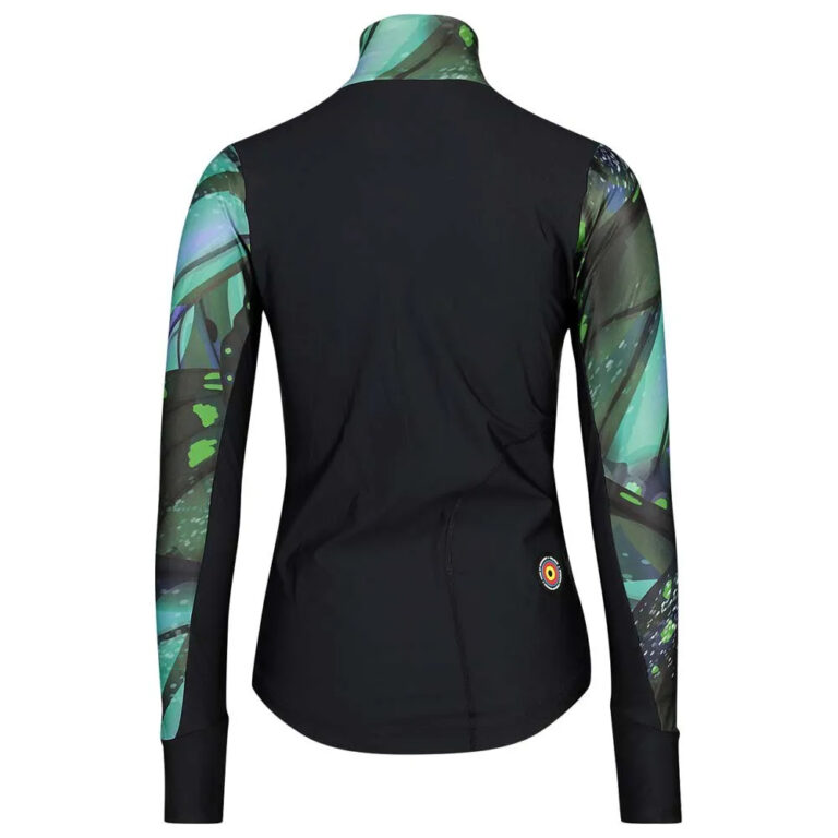 Bioracer Vesper Tempest LT Thermal Long Sleeve Jersey XS Papillon Moss Green - XL Papillon Moss Green - Image 2