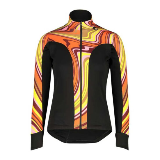 Bioracer Vesper Tempest LT Thermal Long Sleeve Jersey XS Liquid Lola Yellow - XL Liquid Lola Yellow