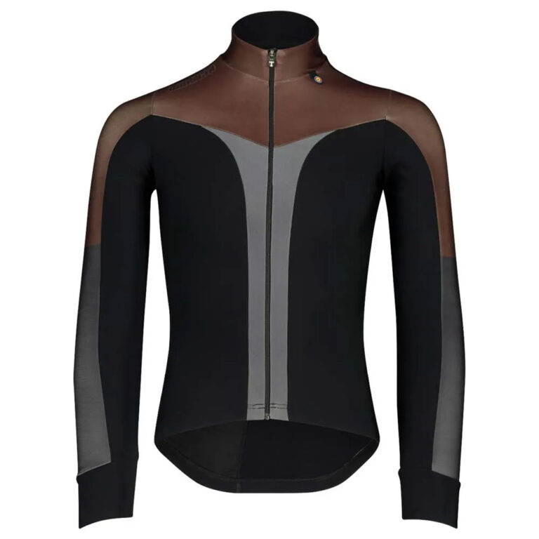 Bioracer Vesper Tempest Thermal Long Sleeve Jersey XS Dark Chocolate - XL Dark Chocolate - Image 2