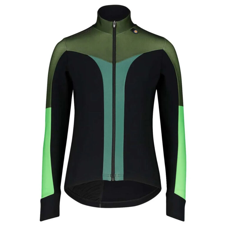 Bioracer Vesper Tempest Thermal Long Sleeve Jersey XS Moss Green - XL Moss Green - Image 2