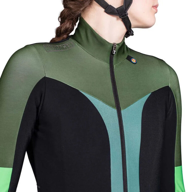 Bioracer Vesper Tempest Thermal Long Sleeve Jersey XS Moss Green - XL Moss Green - Image 5