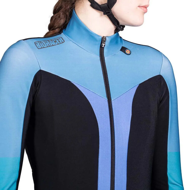 Bioracer Vesper Tempest Thermal Long Sleeve Jersey XS Pacific Blue - XL Pacific Blue - Image 5