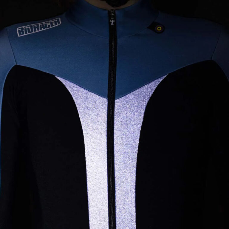 Bioracer Vesper Tempest Thermal Long Sleeve Jersey XS Pacific Blue - XL Pacific Blue - Image 8