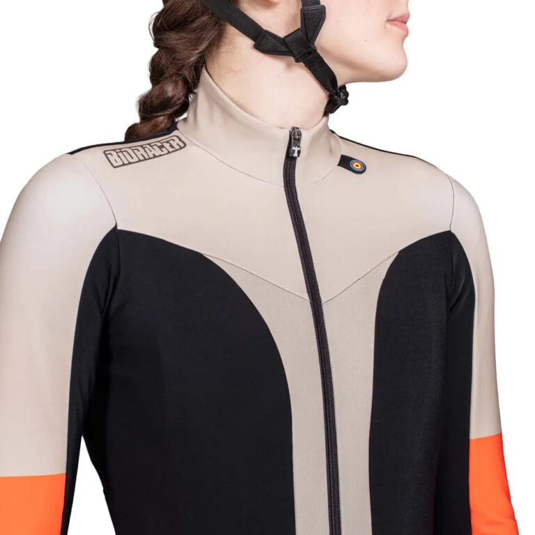 Bioracer Vesper Tempest Thermal Long Sleeve Jersey XS Sand Orange - XL Sand Orange - Image 5