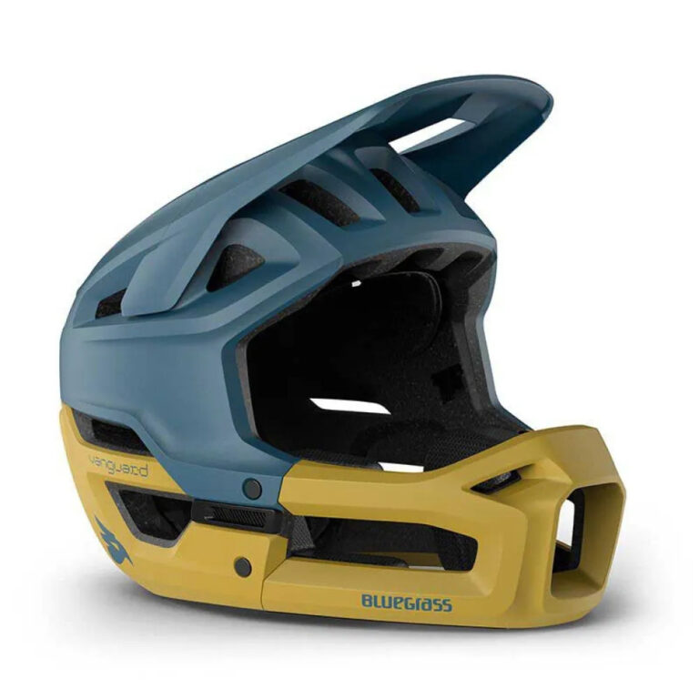 Bluegrass Vanguard Downhill Helmet 52-56 cm Blue Ochre Matt - 58-61 cm Blue Ochre Matt