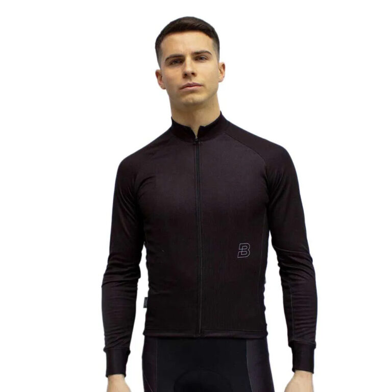 Bombtrack Achromatic Long Sleeve Jersey S Black