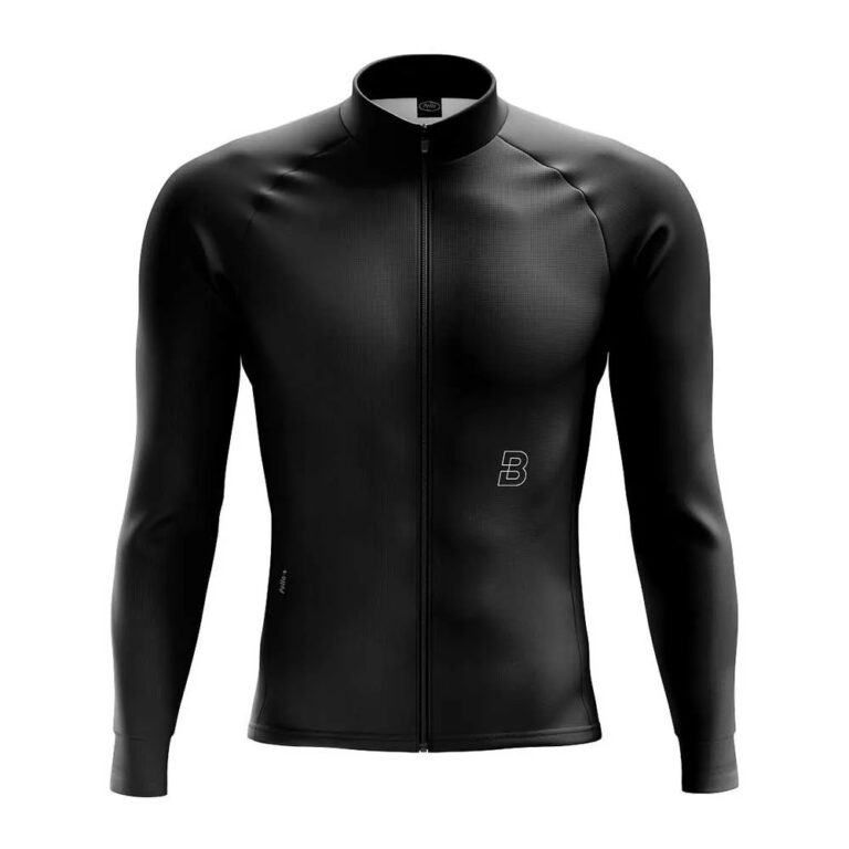 Bombtrack Achromatic Long Sleeve Jersey S Black - Image 3