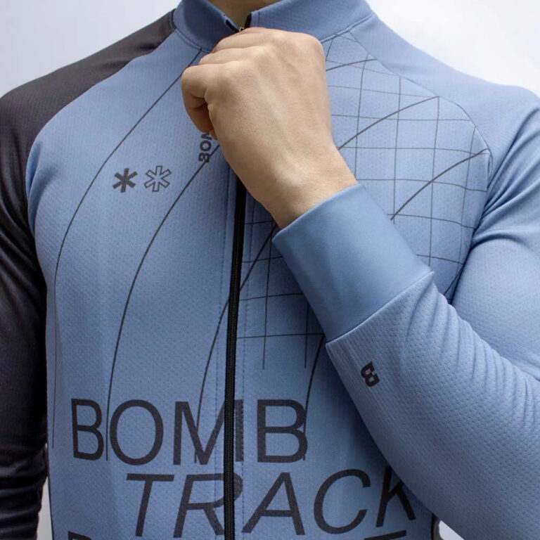 Bombtrack Grids And Guides Long Sleeve Jersey M Midnight Blue - XL Midnight Blue - Image 4