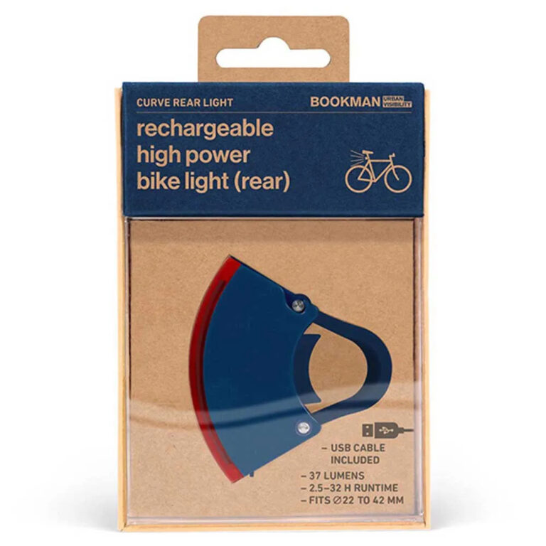 Bookman Curve Led Usb Rear Light 37 Lumens Blue - Image 3