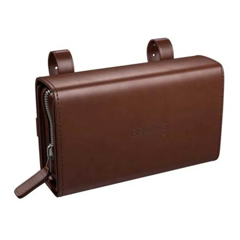 Brooks england Brooks England D-Shaped Handlebar Bag 0.75L One Size Antic Brown - Image 3