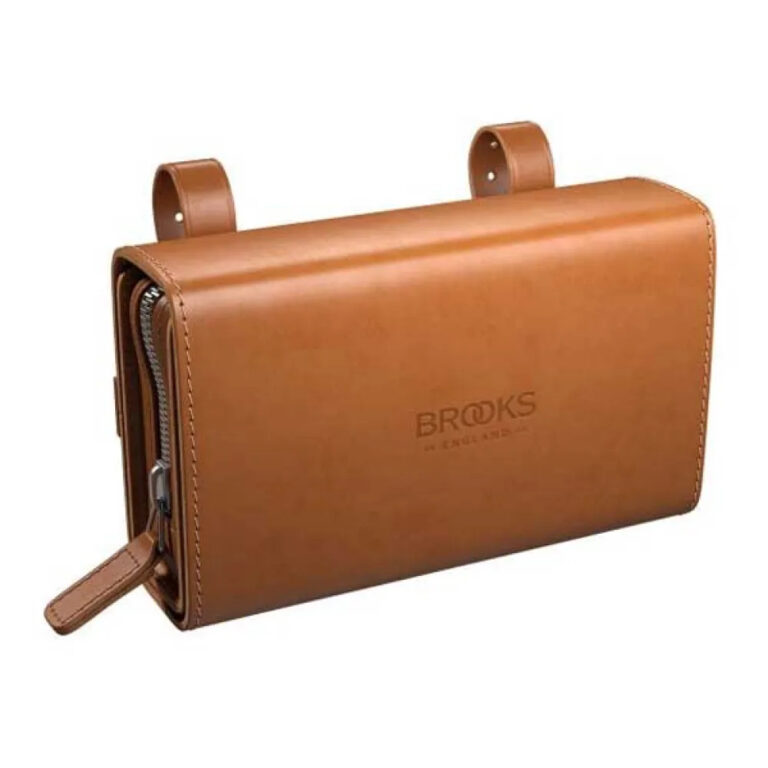 Brooks england Brooks England D-Shaped Handlebar Bag 0.75L One Size Honey - Image 3