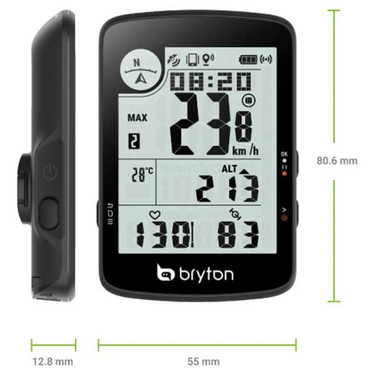 Bryton Rider 17E Cycling Computer One Size Black - Image 4