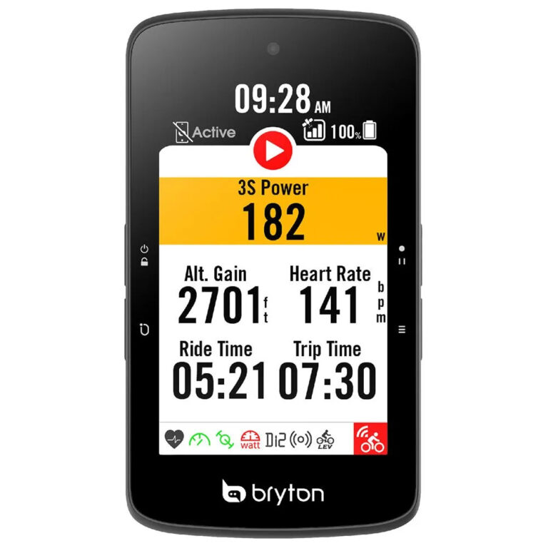 Bryton Rider S800 T Cycling Computer One Size Black - Image 3